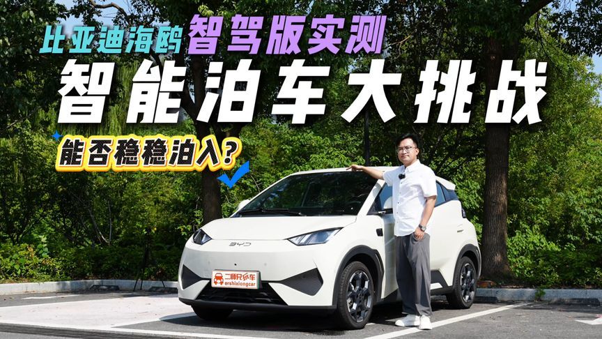 8万级还带智能泊车？实测比亚迪海鸥天神之眼C辅助驾驶三目版