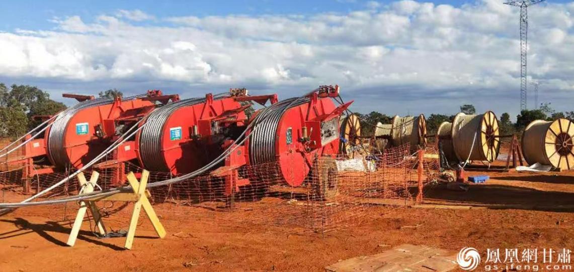 甘肃送变电工程有限公司研制的张力机与牵引机助力巴西电力工程 甘肃送变电工程有限公司供图