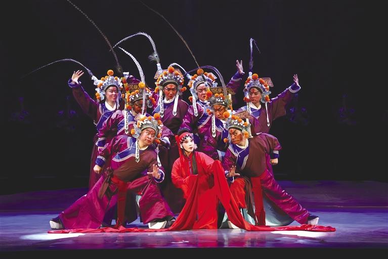 大型新编秦腔历史剧《夏雪》演出剧照