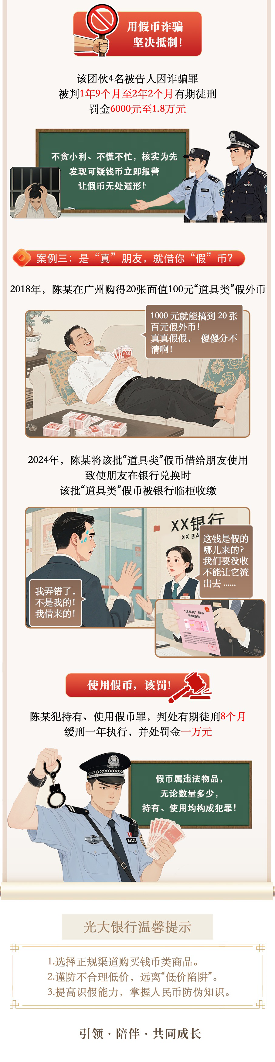 谨防“道具类”假币诈骗，擦亮眼睛远离“低价陷阱”！