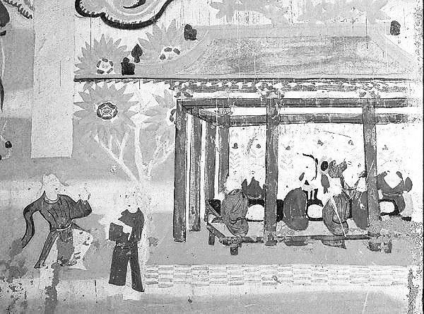 莫高窟第146窟宴饮图