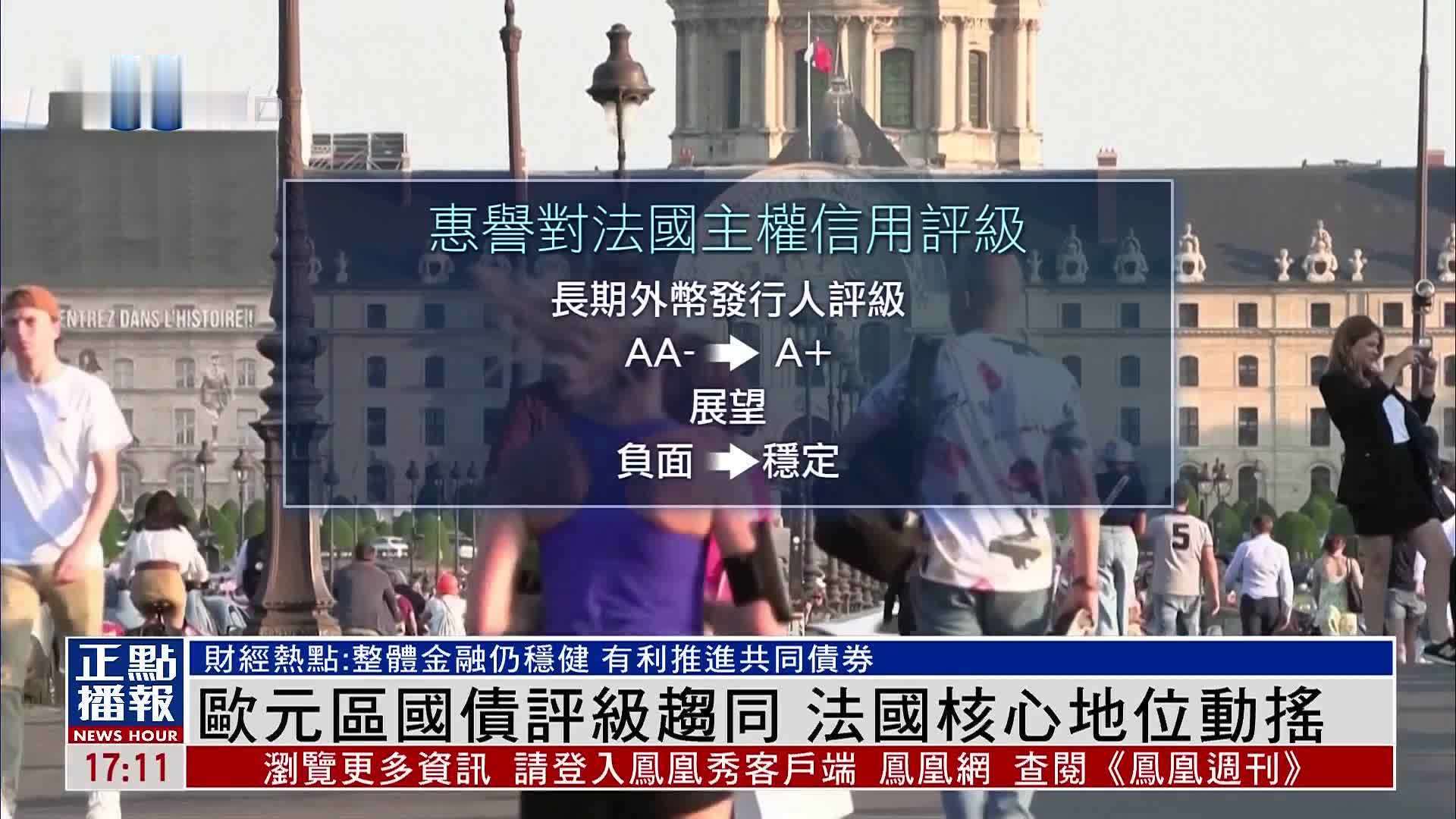 财经热点｜欧元区国债评级趋同 法国核心地位动摇
