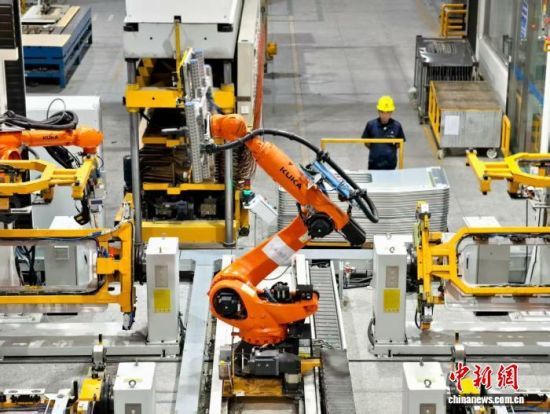 南京康尼机电股份有限公司智能制造车间。中新网记者 徐珊珊 摄