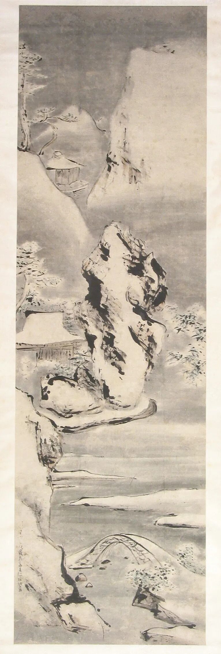 《雪景山水图轴》