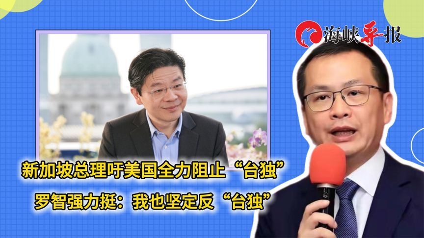 新加坡总理吁美国阻止“台独”，罗智强力挺：我也坚定反“台独”
