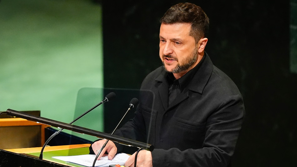 泽连斯基联大发言：唯有武器决定国家存亡