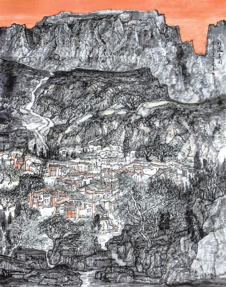 祁连家园　（中国画）　满建国