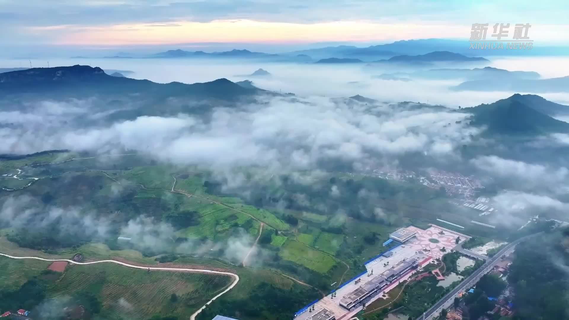 瞰中国｜山东潍坊：云海青山绘生态美景