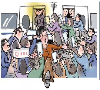 機(jī)場(chǎng)高鐵站淪為追星“舞臺(tái)”背后:明星行程明碼標(biāo)價(jià)5元一條