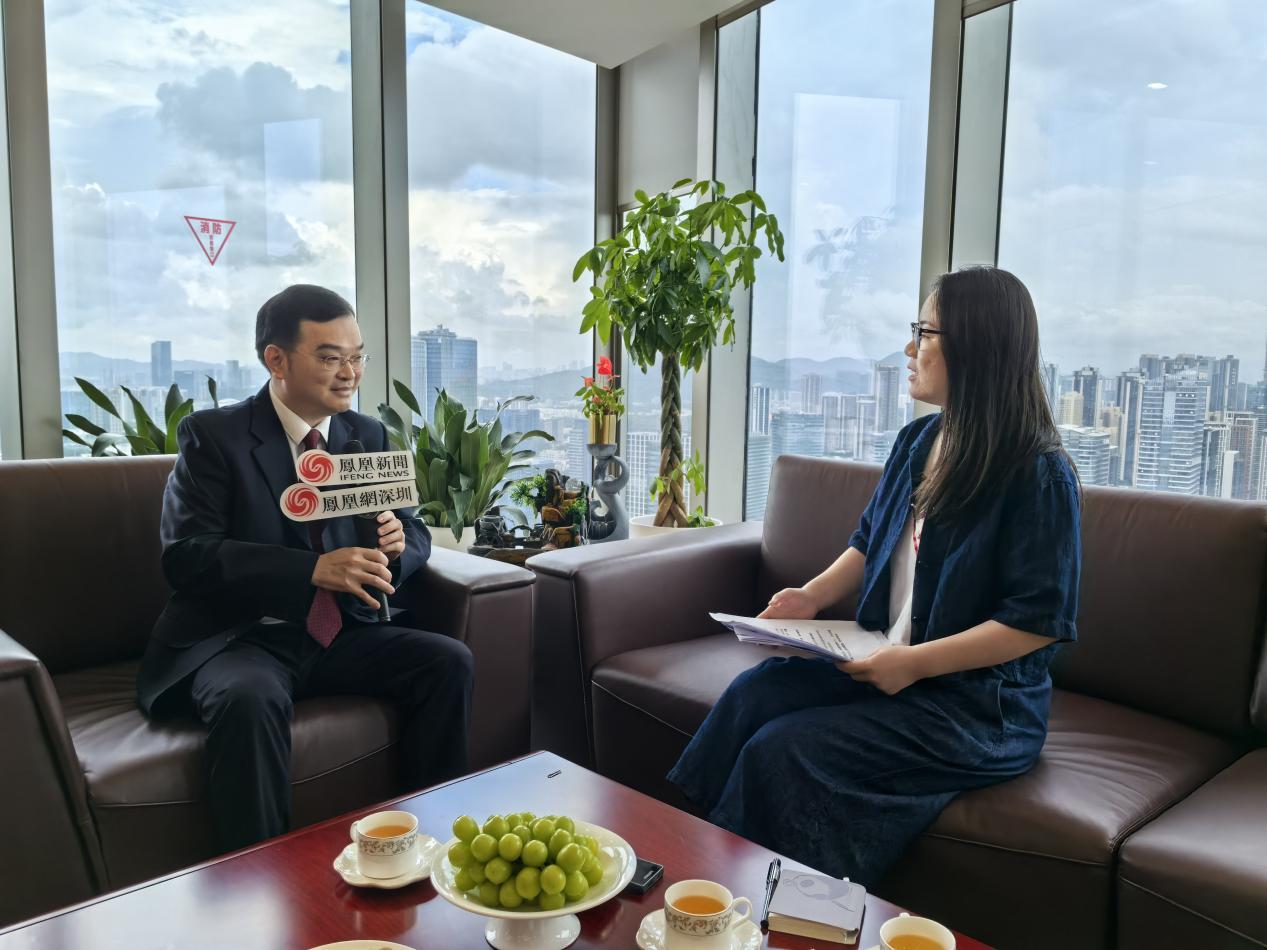 廖平元接受凤凰网深圳专访