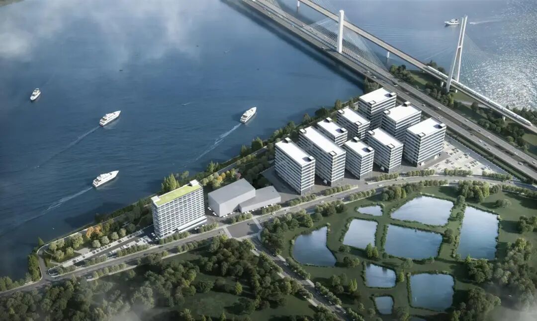 东西沙工业园改造后的局部效果图