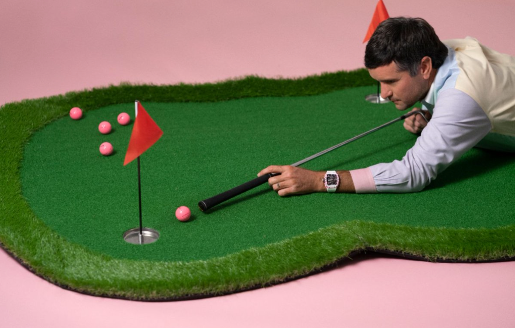 巴巴·沃森佩戴RM 38-02 Bubba Watson陀飞轮腕表