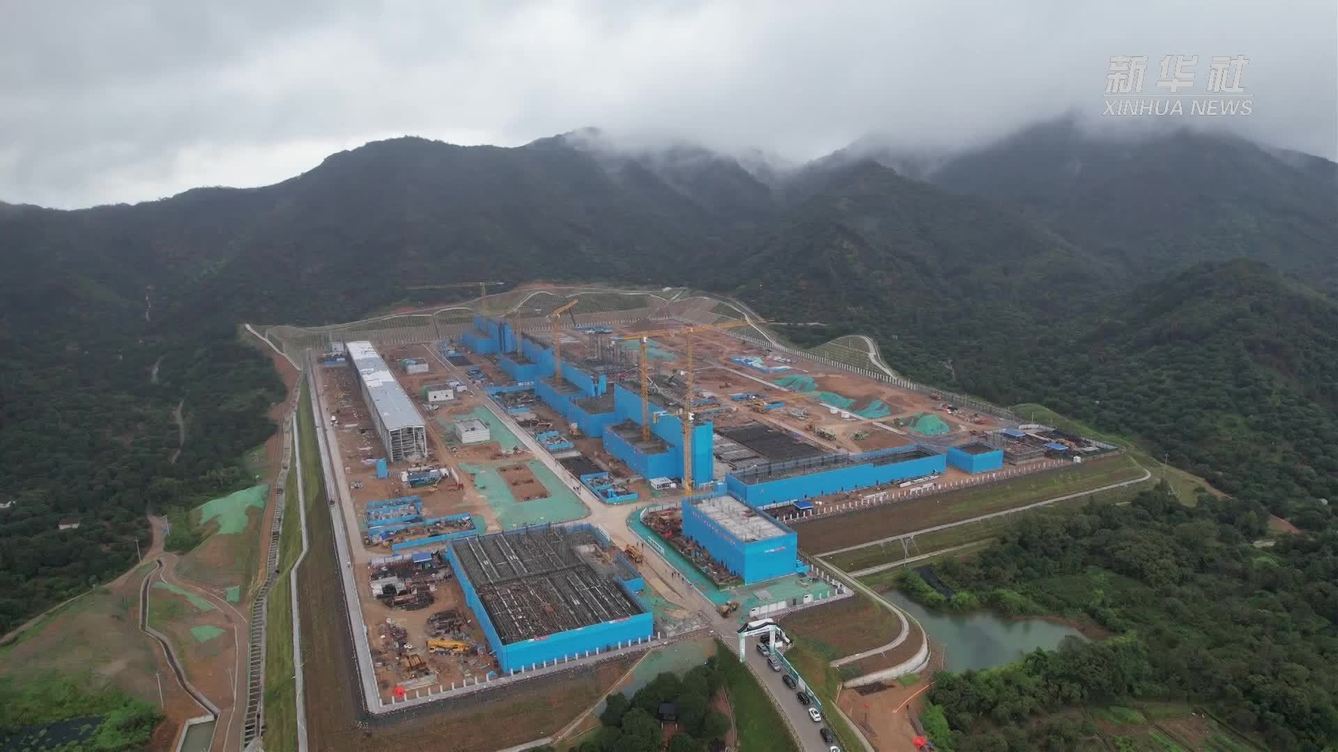 浙江绍兴：“甘电入浙”特高压工程建设鏖战正酣