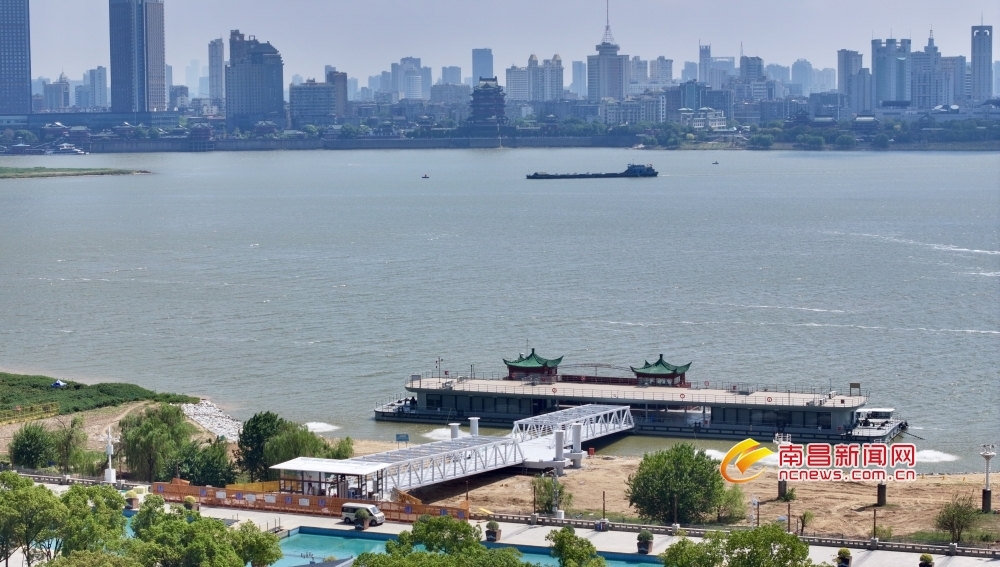 南昌秋水广场客运停靠点基本完工 将于国庆期间投入使用（图）