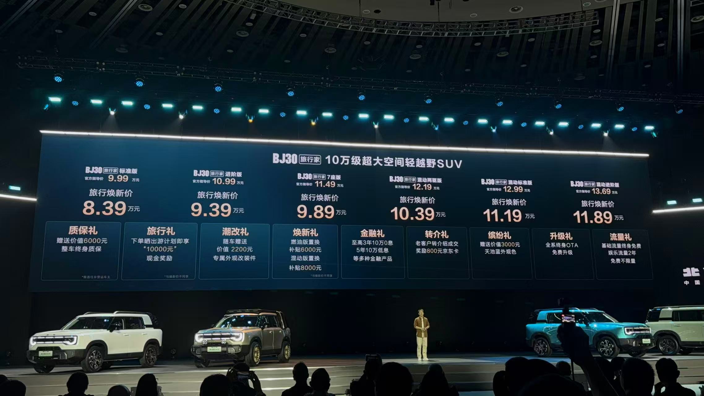 整车终身质保！BJ30旅行家正式上市 焕新价最低8.39万元起！