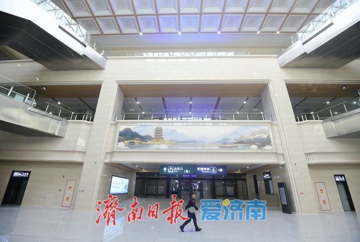 济南站新建北站房启用,公交枢纽、2号线通道也已“上岗”