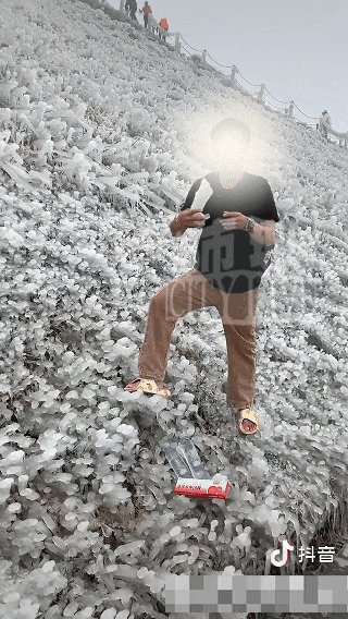 广东刮台风,武功山下大雪?景区回复:假的!