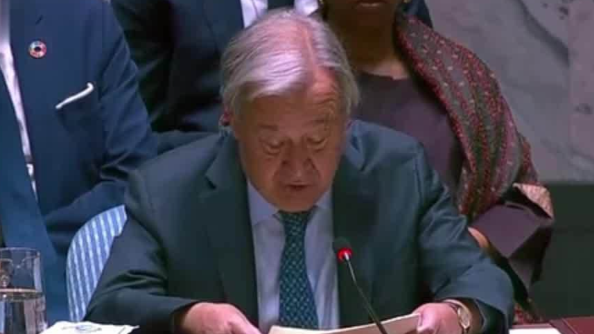 古特雷斯：加沙地带冲突进入至暗阶段