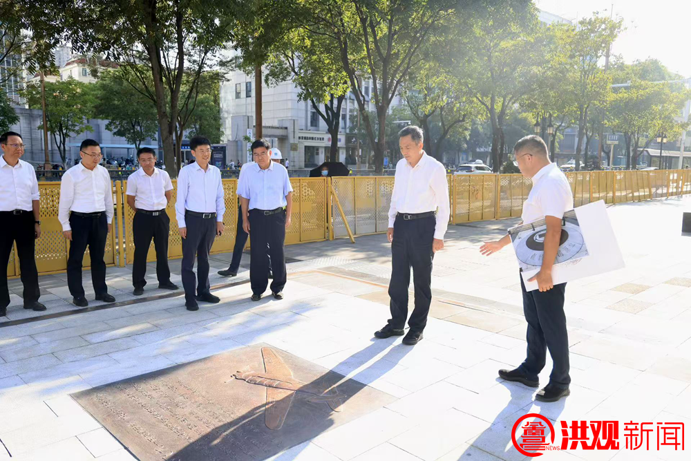 南昌风洞原址广场项目拟于10月1日前对外开放 李红军调研项目建设情况