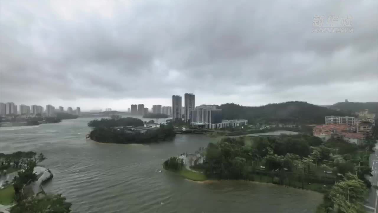 现场目击台风眼！台风“桦加沙”在广东阳江登陆