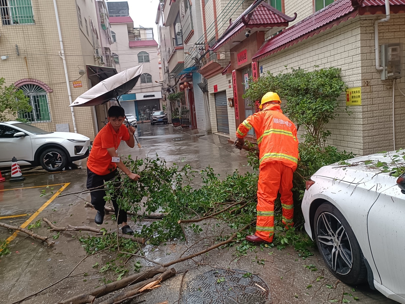 平安产险佛山分公司:橙心守护 打响应对台风“桦加沙”快速理赔保卫战