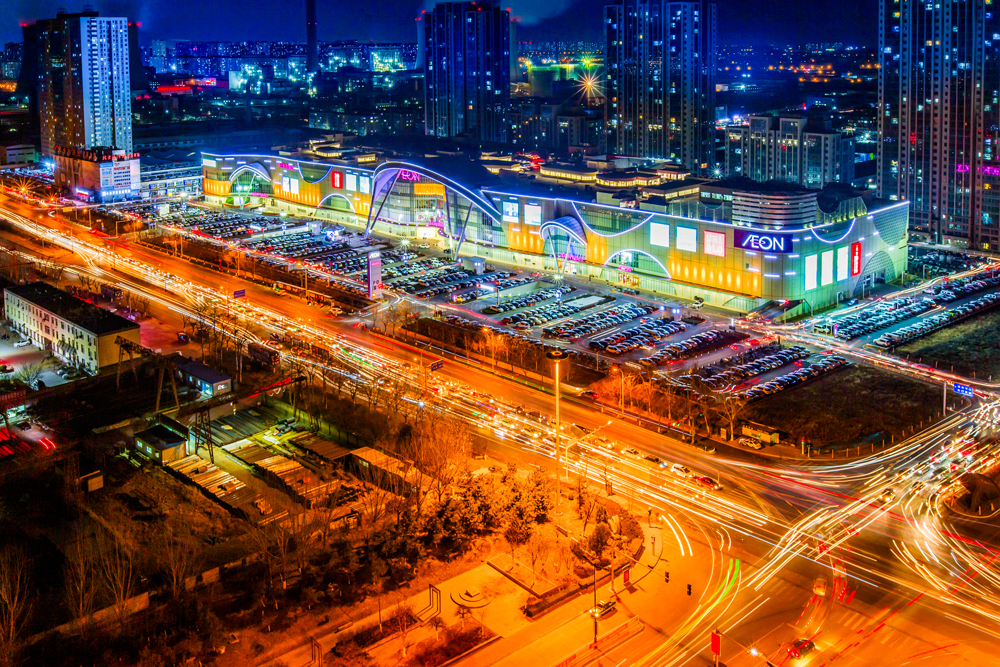 图为三河市永旺梦乐城。李辉 摄