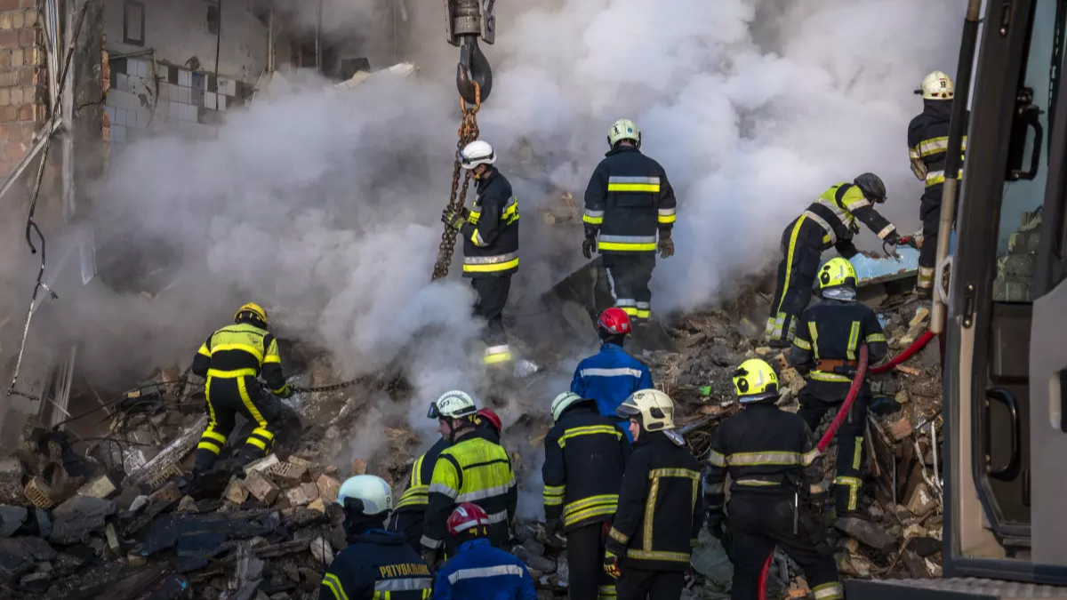 俄罗斯再次大规模空袭乌克兰多地