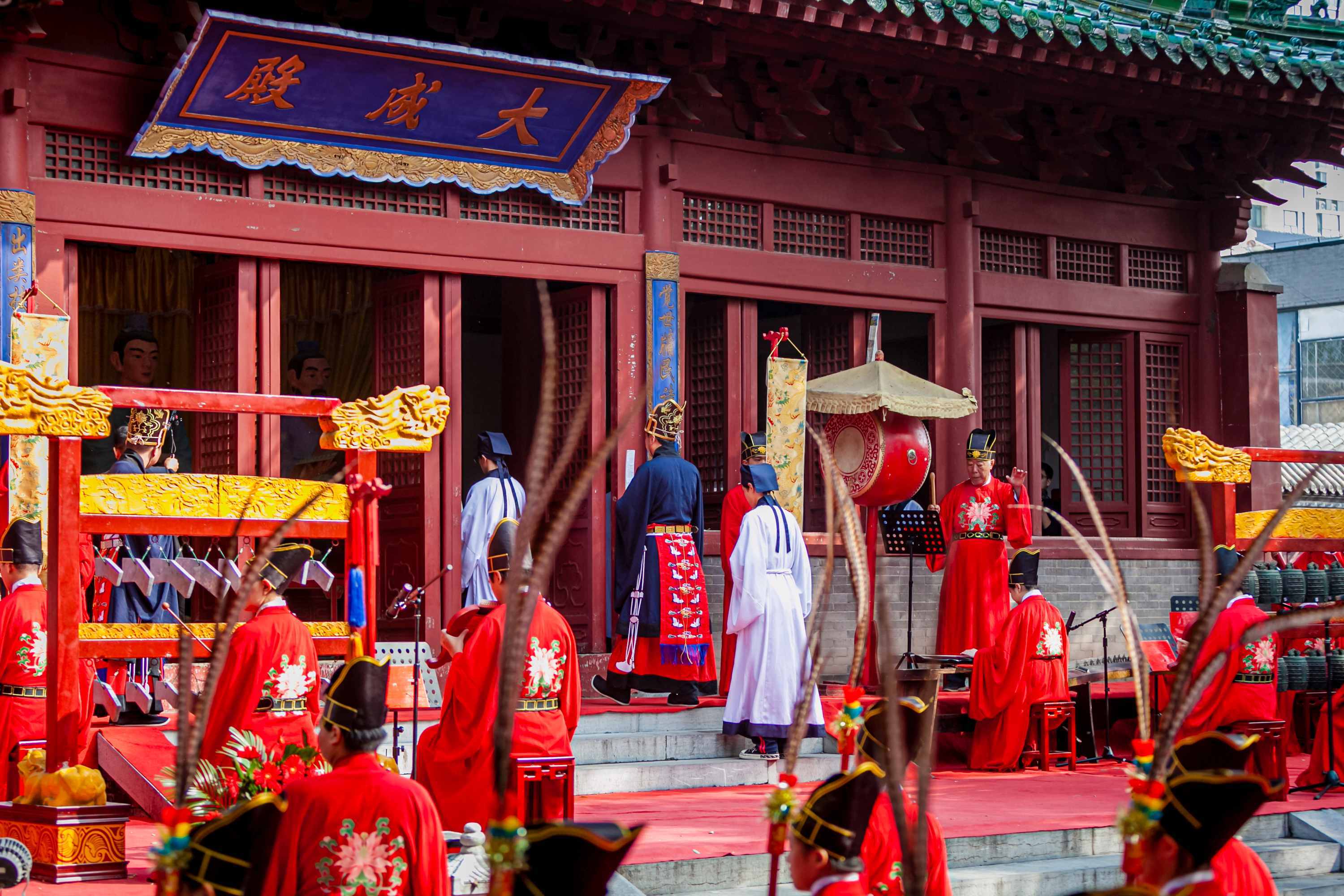 【组图】河北沧州：文庙展演传统释典礼