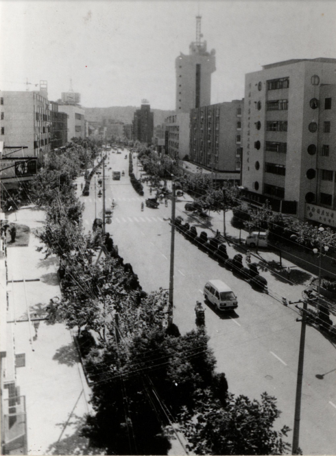 上世纪90年代的镇海城河路旧影