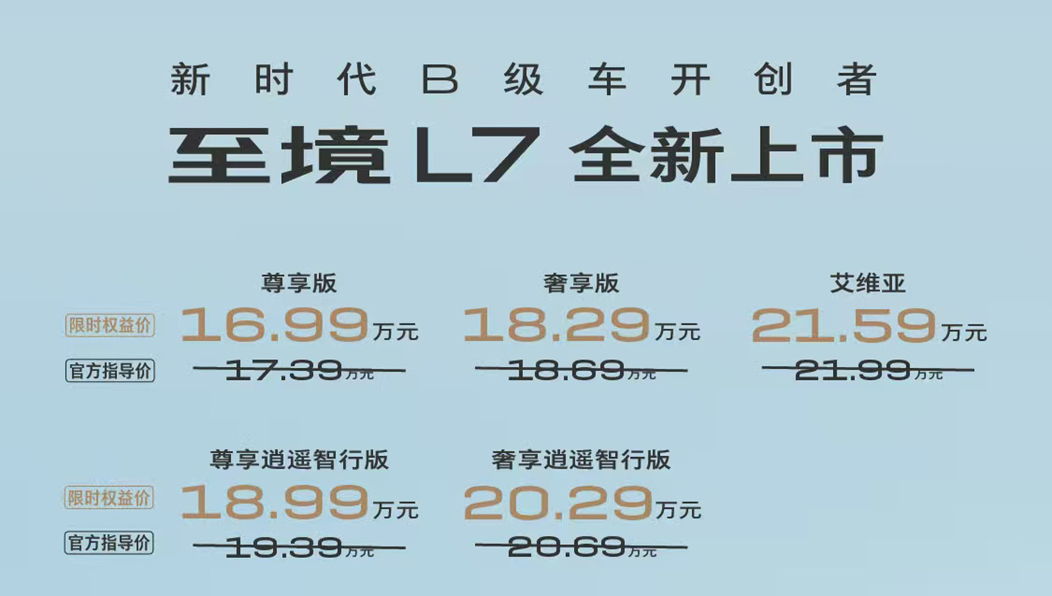 长续航增程+高阶驾驶辅助加持 别克至境L7限时权益价16.99万元起