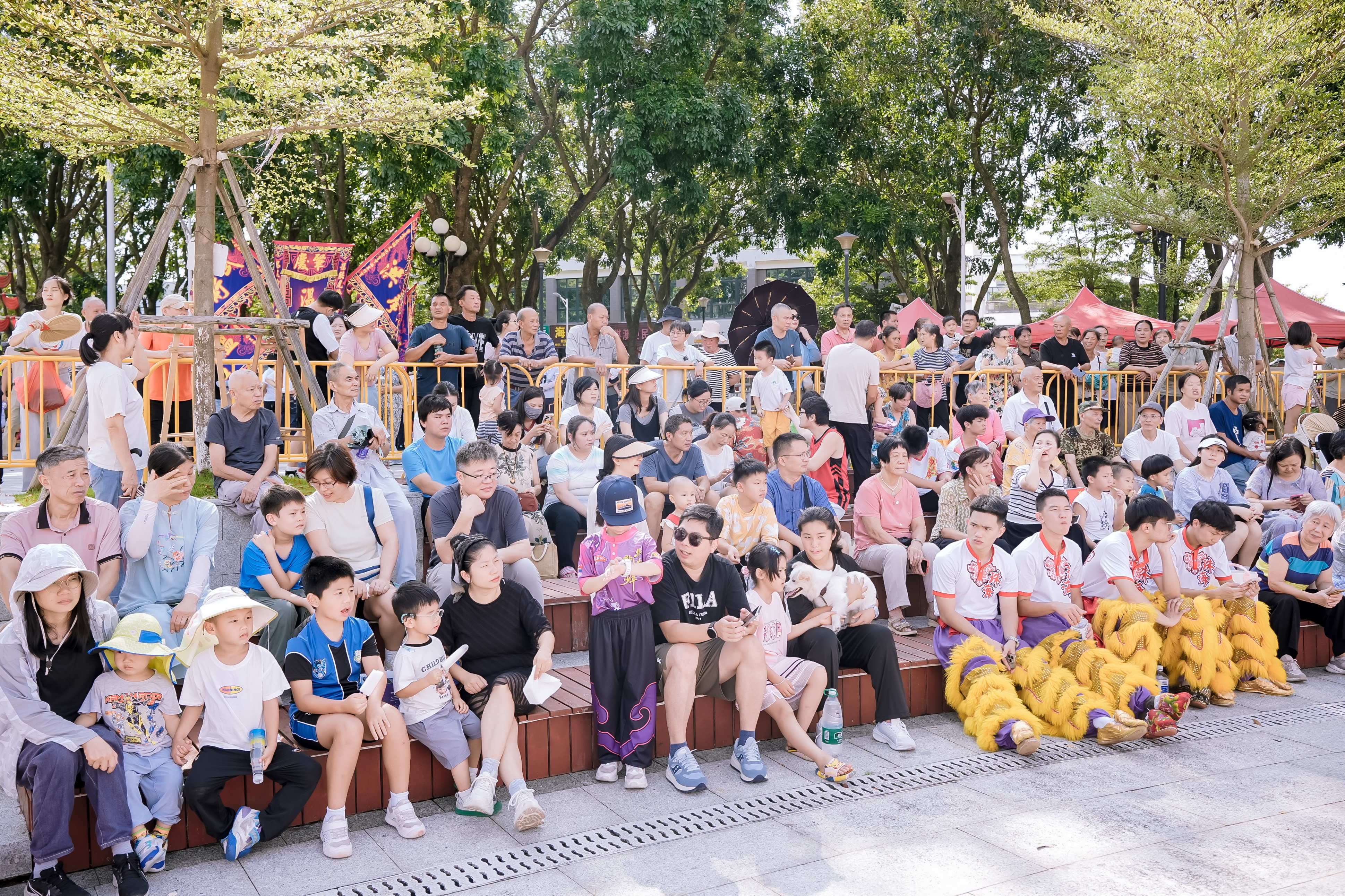 粤港澳大湾区南狮争霸赛珠海开擂，17支劲旅竞逐非遗风采