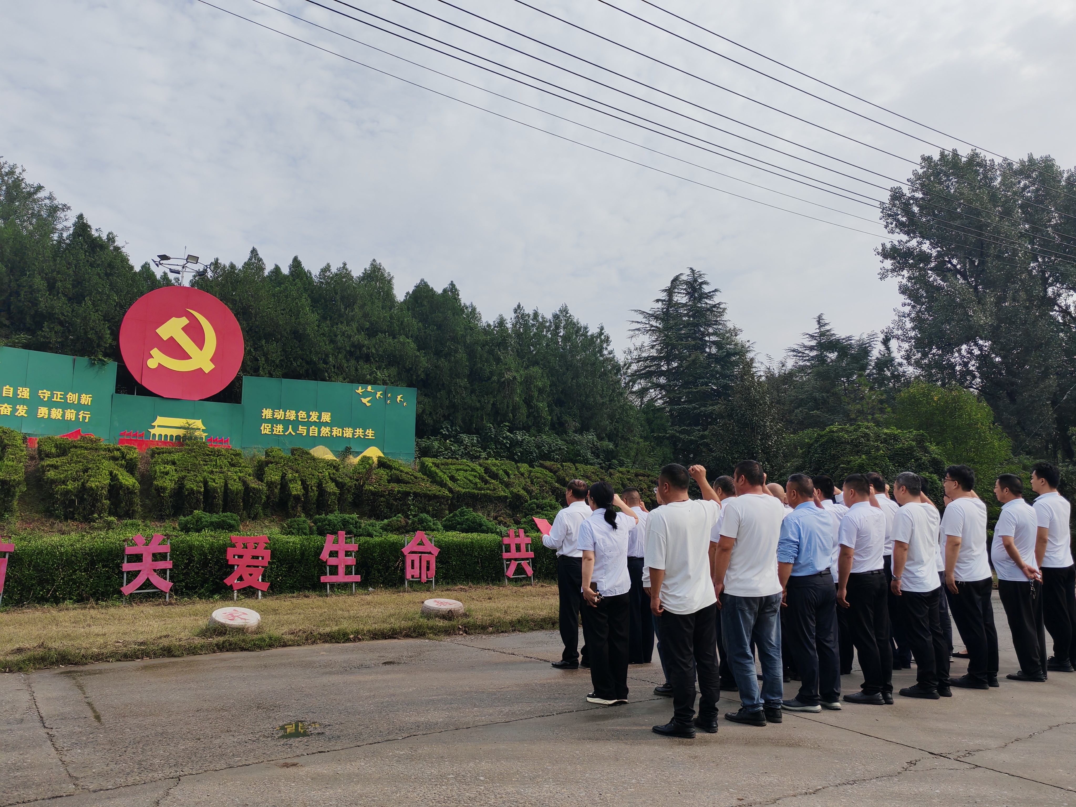 黨徽照耀奮進路 誓言鏗鏘林海情