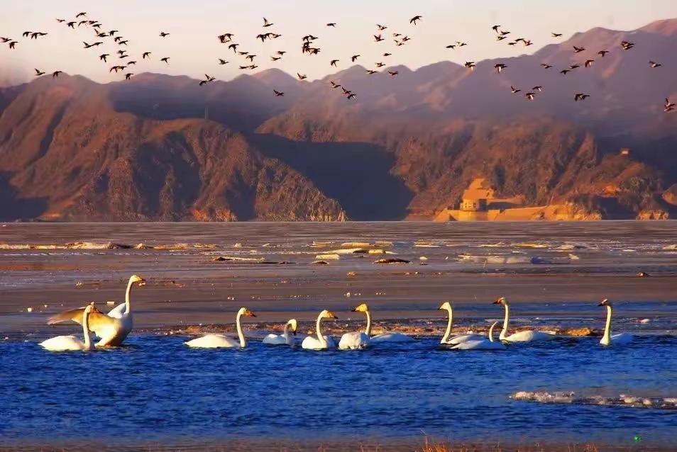 御山峡中美丽的风光