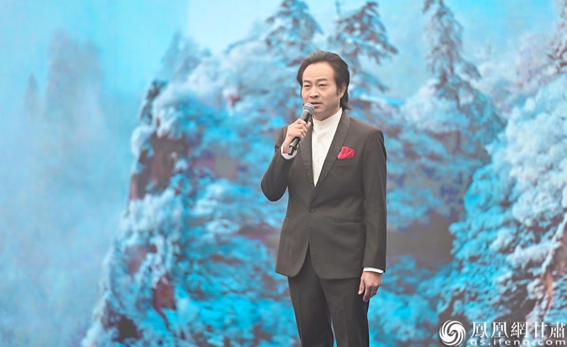 甘肃省著名朗诵表演艺术家张宇深情诵读《雪落崆峒》