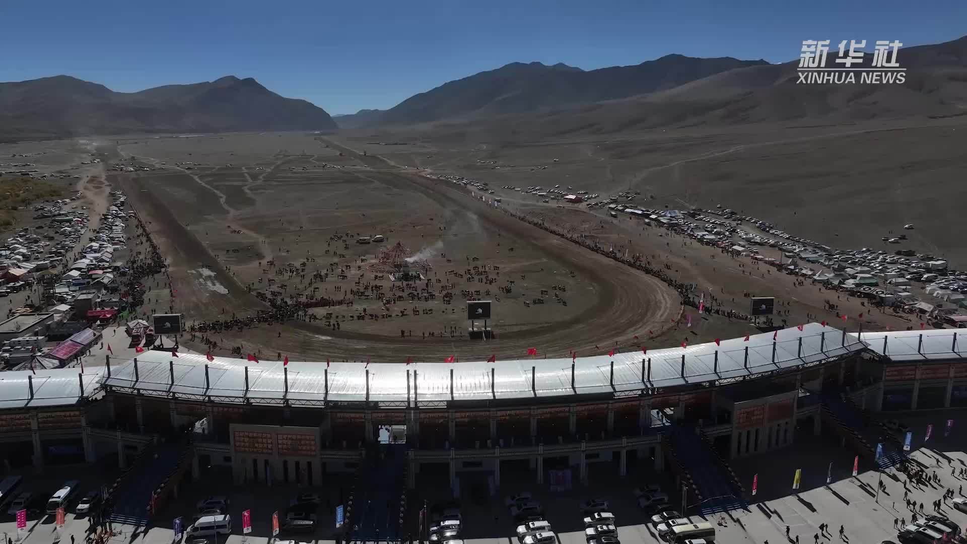 西藏阿里：“噶尔恰青”赛马活动开幕