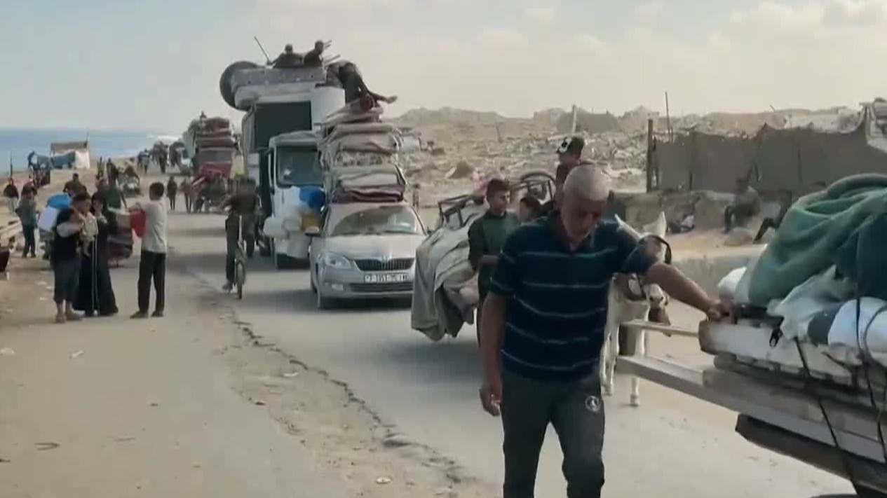 加沙“生存大逃亡”：以军南北两路推进，数十万民众被迫南撤