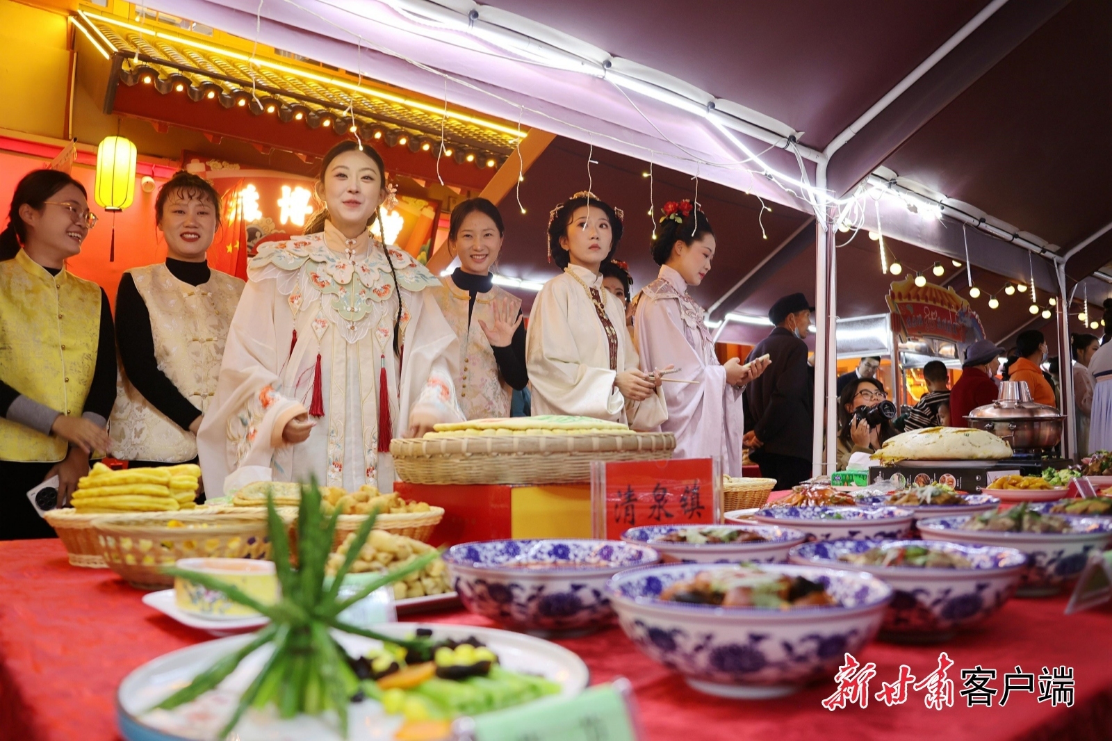 山丹县清泉镇特色美食区