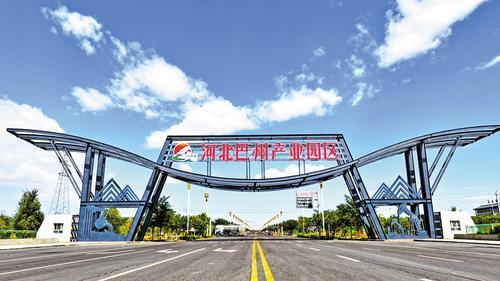 近日航拍的河北巴州产业园区。河北省援疆工作前方指挥部供图