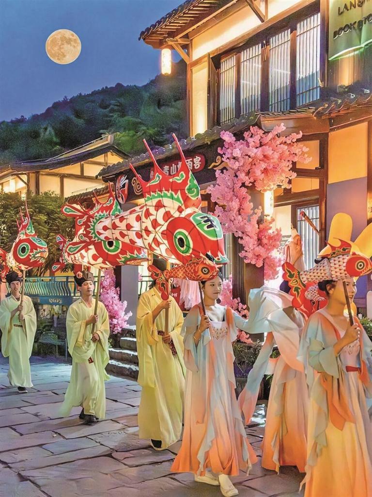 葛仙村魚燈表演