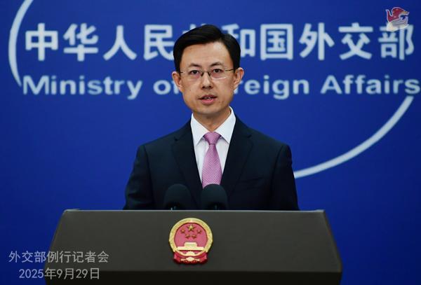 外交部发言人郭嘉昆。薛伟 摄