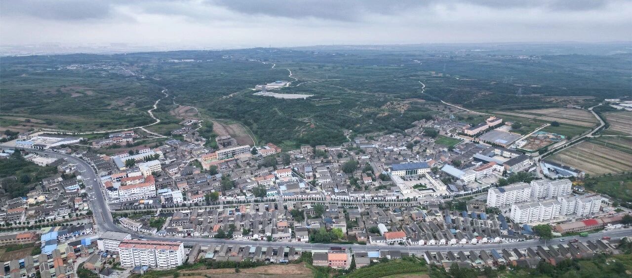 大箕镇村鸟瞰图