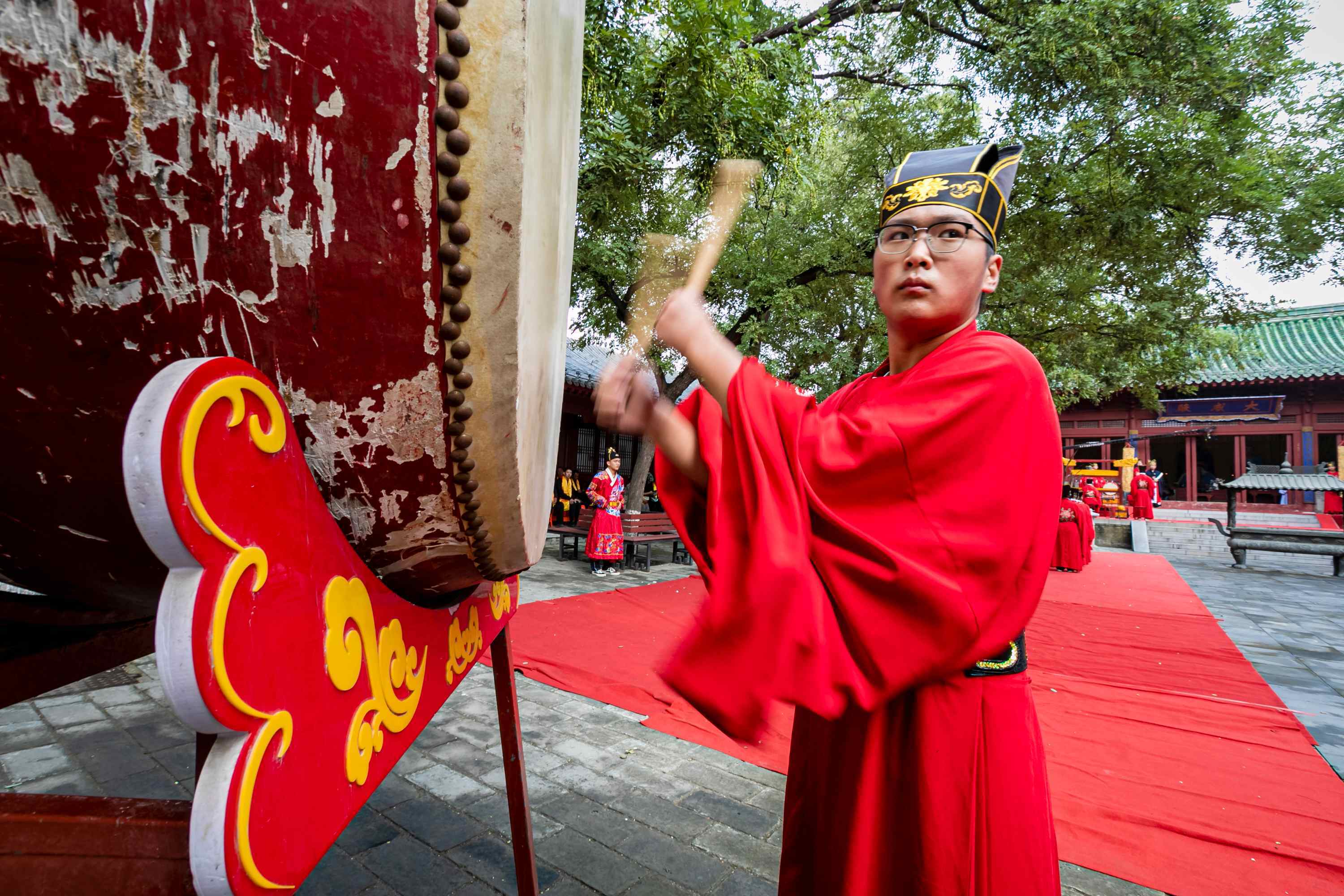 【组图】河北沧州：文庙展演传统释典礼