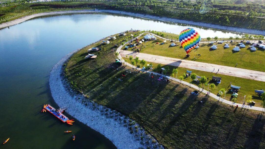 天桥湖露营体验区
