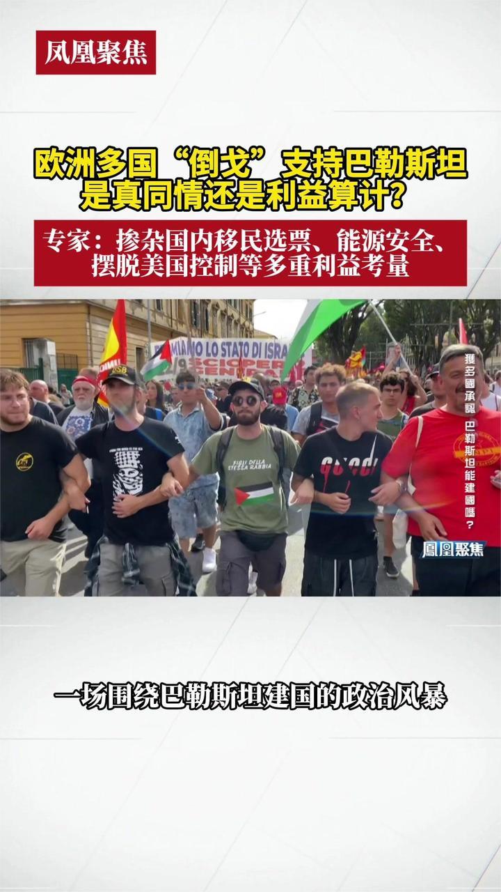 欧洲多国“倒戈”支持巴勒斯坦，是真同情还是利益算计？|凤凰聚焦