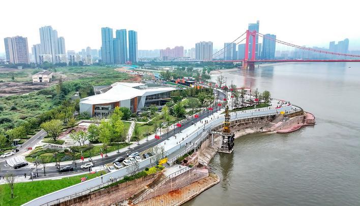 焕新的武昌湾1956公园 摄影:楚天都市报极目新闻记者李辉