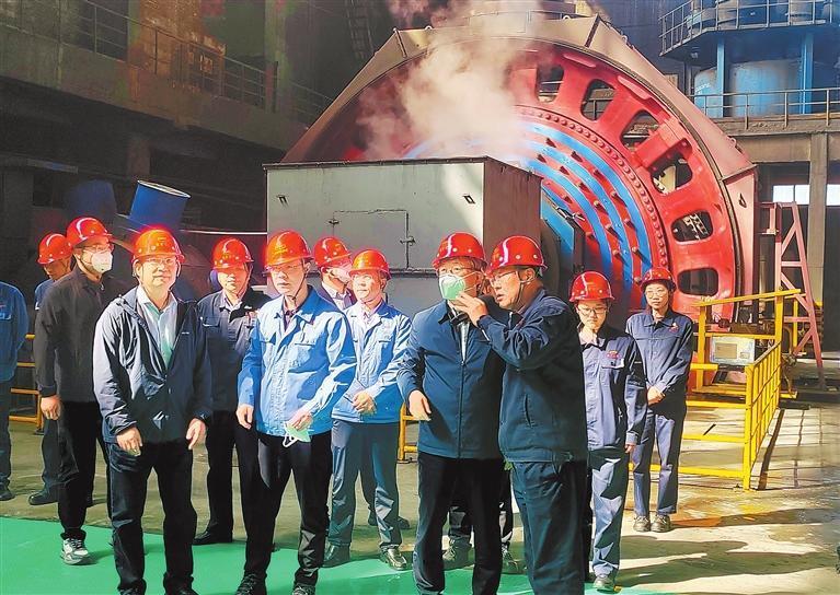 专家在白银有色集团股份有限公司铜业公司调研 新甘肃·甘肃日报记者 夏丹丹