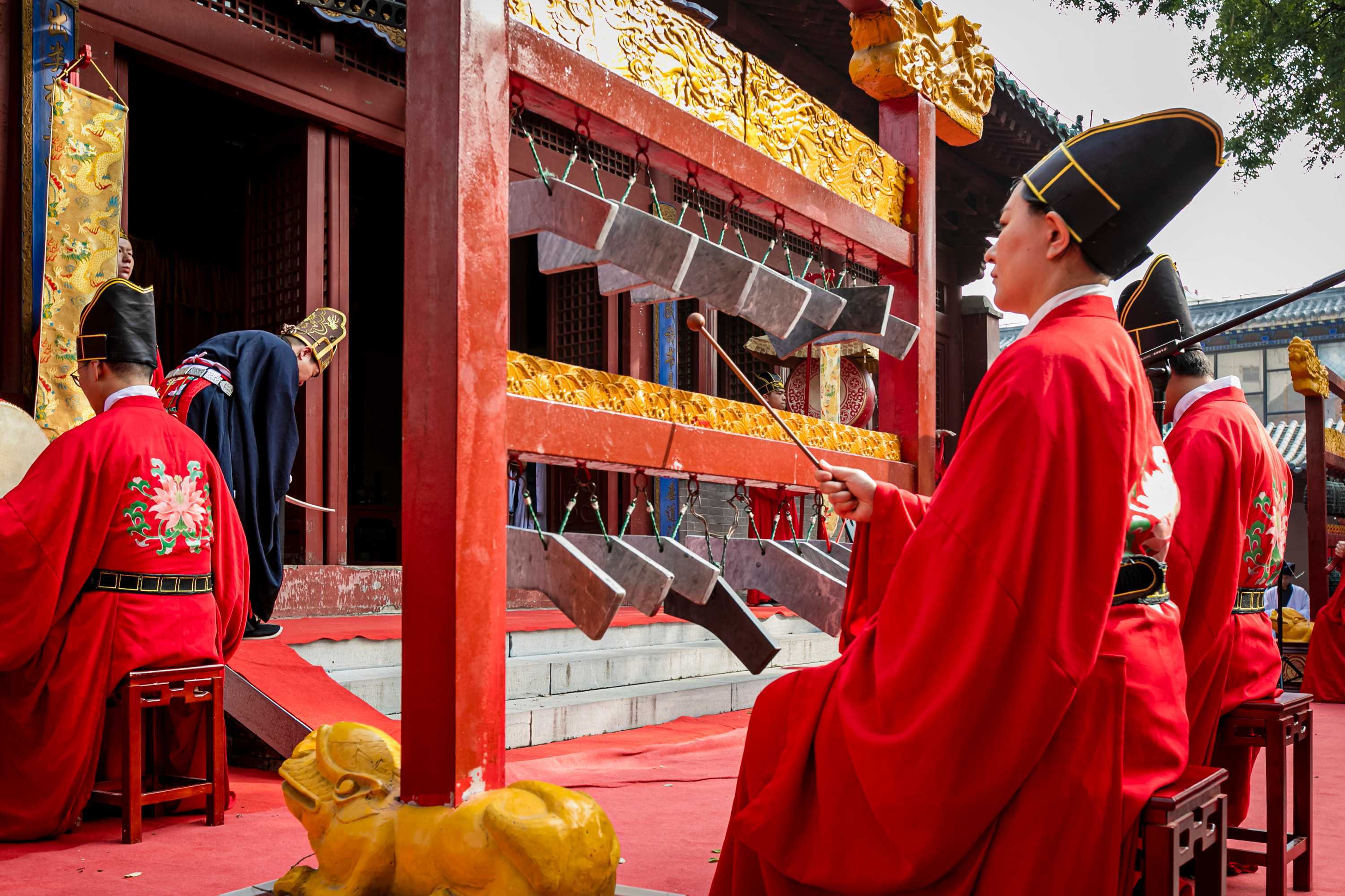 【组图】河北沧州：文庙展演传统释典礼