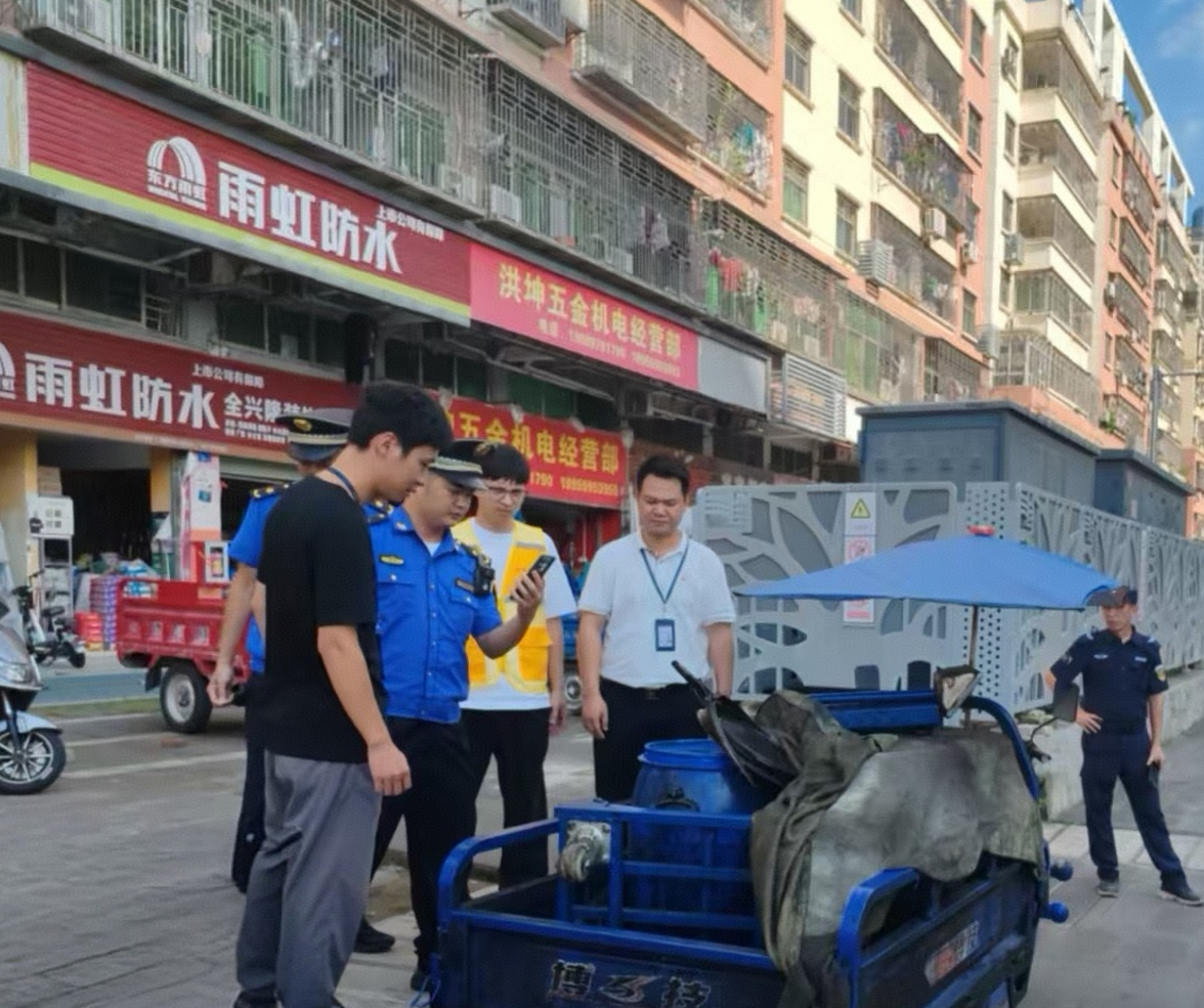 雷霆出击！西乡街道流塘社区联合执法查处非法地沟油