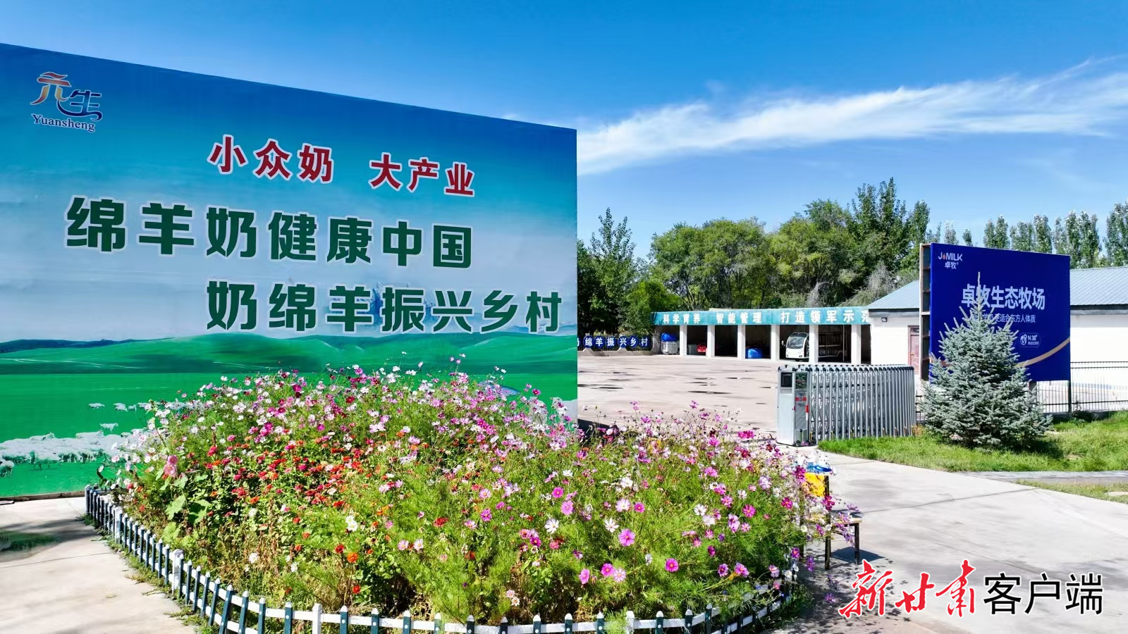 甘肃元生农牧科技有限公司万只奶绵羊基地