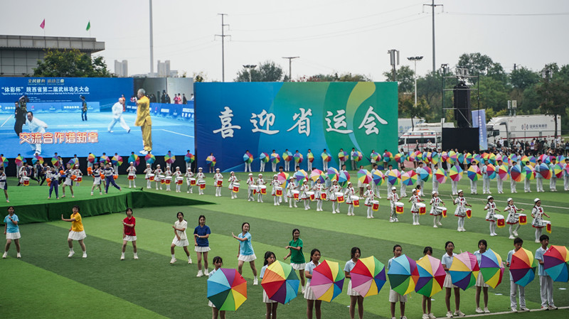 渭南市第十五屆運(yùn)動(dòng)會(huì)盛大開幕